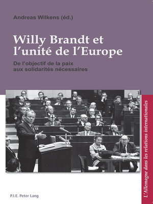cover image of Willy Brandt et lunité de lEurope